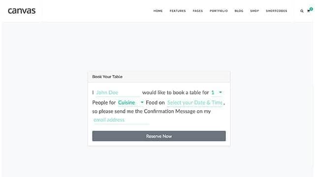 Inline Form